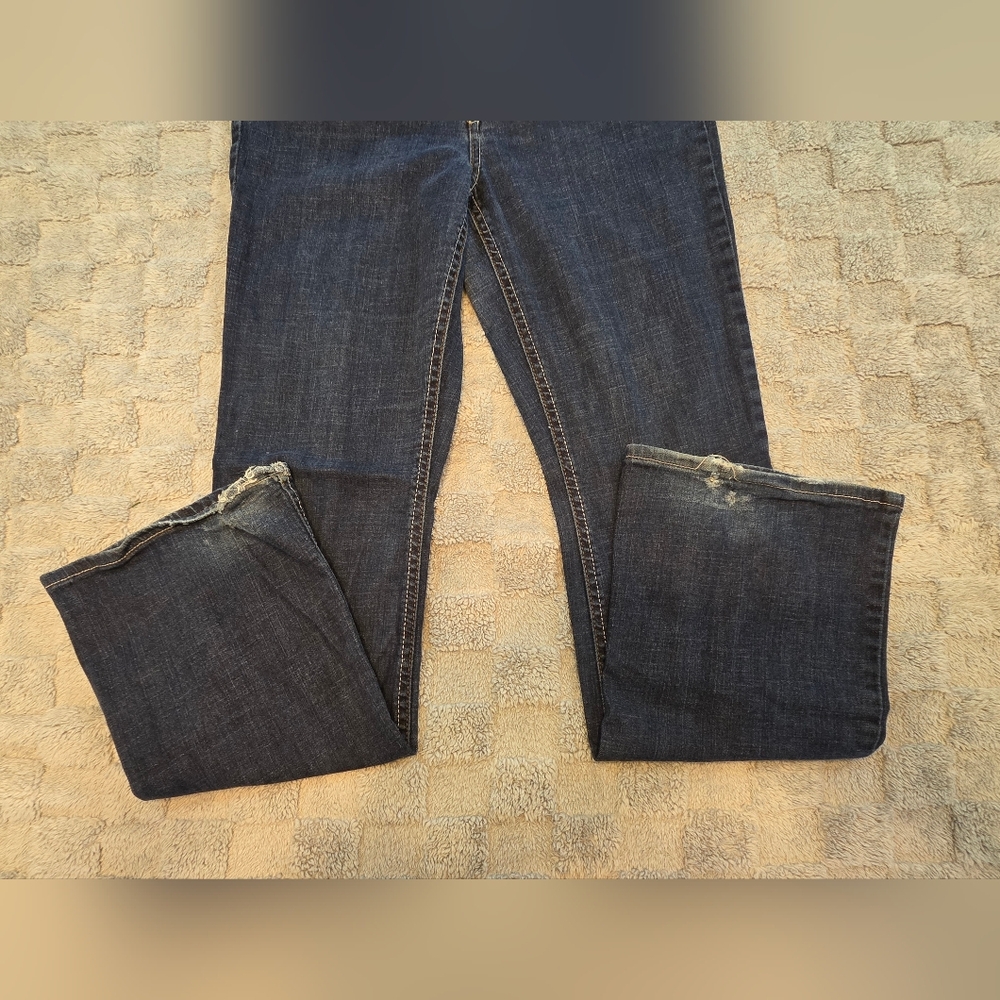 VTG LEI Sophia Hiphugger Flare Jeans Womens 13 Denim Low Rise ❤️Preloved - Picture 7 of 12
